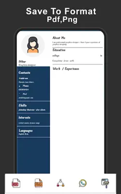 Resume Builder & Free CV Maker android App screenshot 0