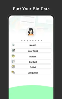 Resume Builder & Free CV Maker android App screenshot 4